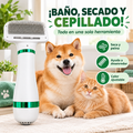 Cepillo secador 2 en 1 para mascotas